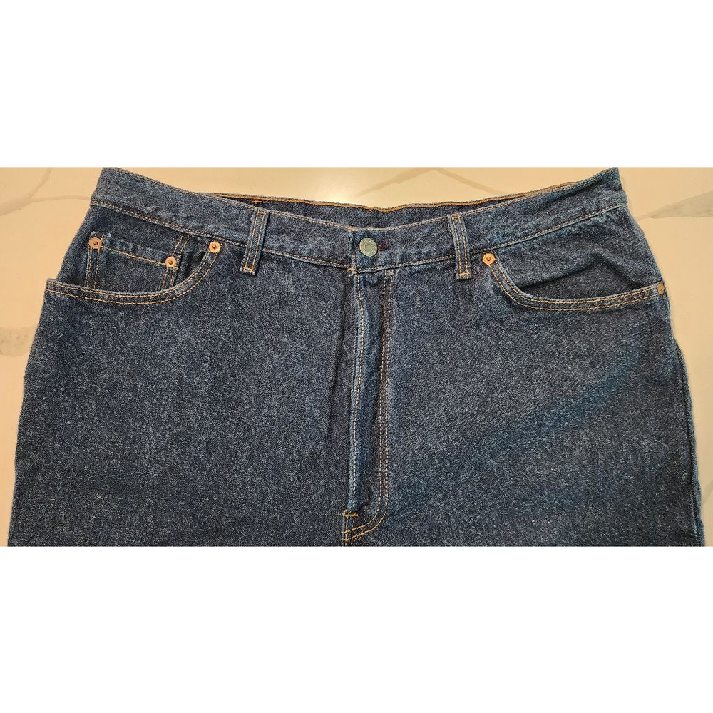 Vintage Levi's Button Fly High Waist Jeans Made USA 501 Style Selvedge Denim 24 - Picture 3 of 12